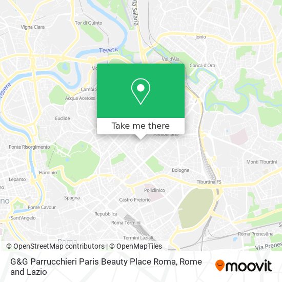 G&G Parrucchieri Paris Beauty Place Roma map