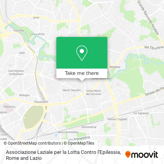 Associazione Laziale per la Lotta Contro l'Epilessia map