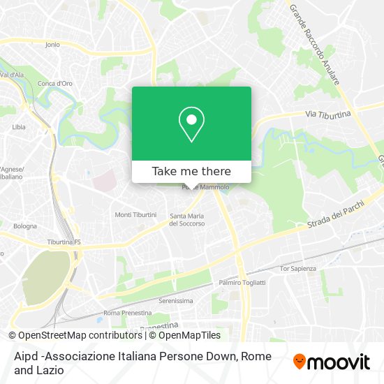 Aipd -Associazione Italiana Persone Down map