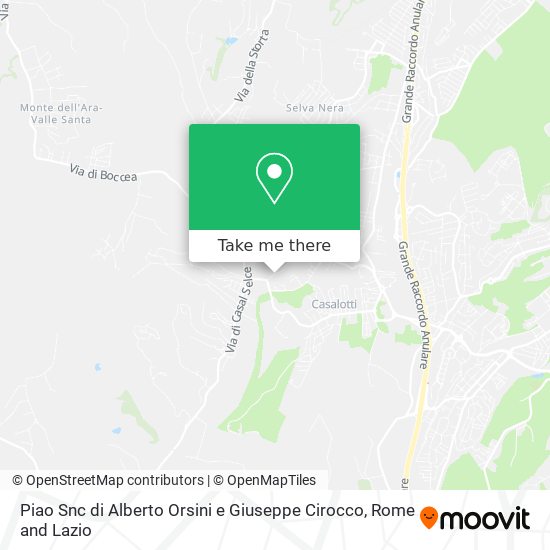 Piao Snc di Alberto Orsini e Giuseppe Cirocco map