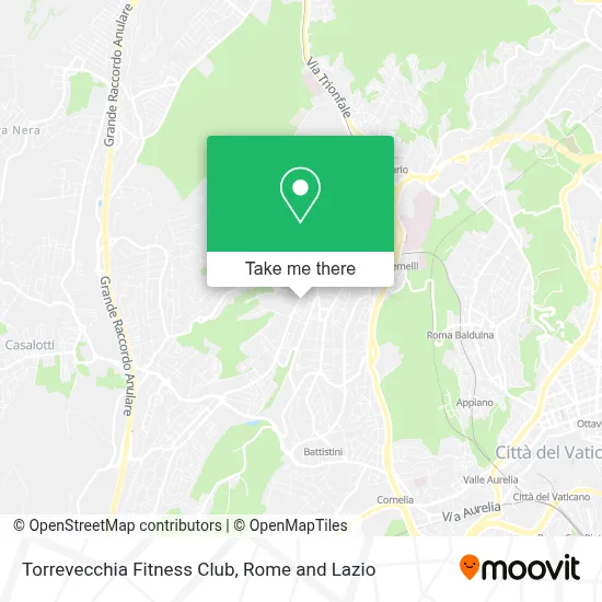 Torrevecchia Fitness Club map