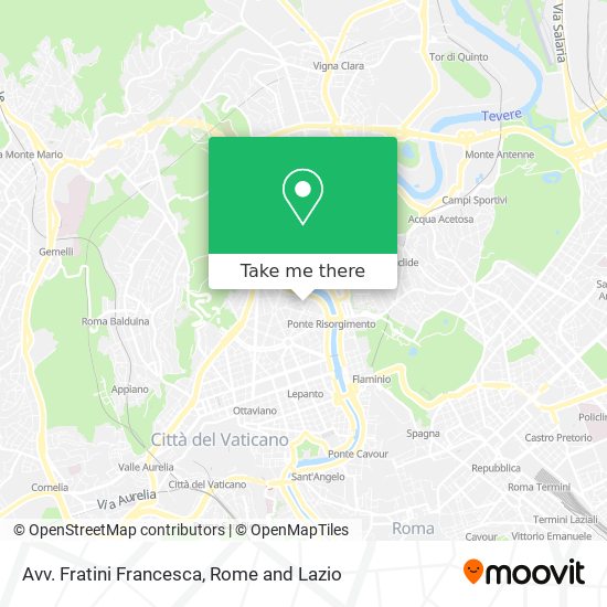 Avv. Fratini Francesca map