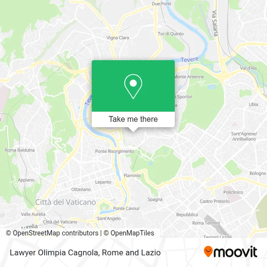 Lawyer Olimpia Cagnola map