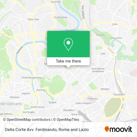 Della Corte Lawyer Ferdinando map