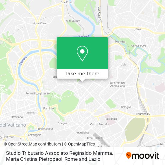 Studio Tributario Associato Reginaldo Mamma, Maria Cristina Pietropaol map