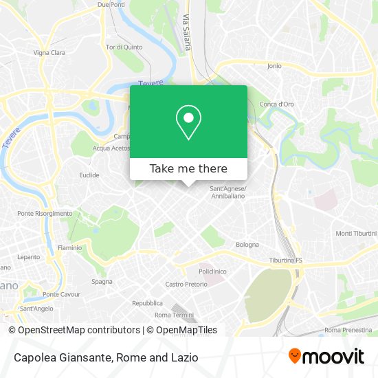 Capolea Giansante map