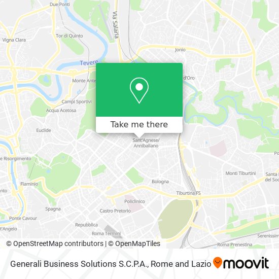 Generali Business Solutions S.C.P.A. map