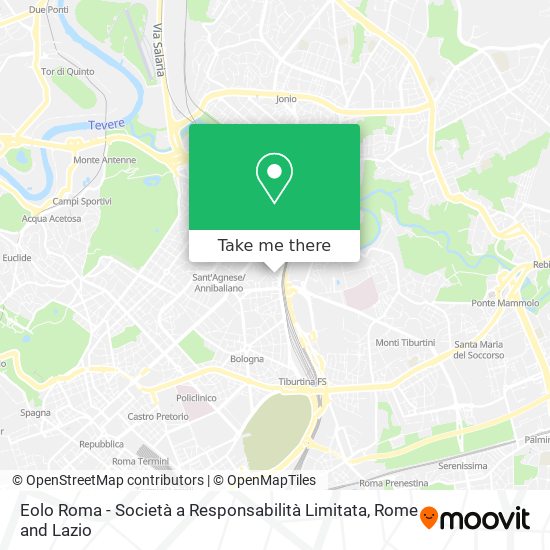 Eolo Roma - Società a Responsabilità Limitata map