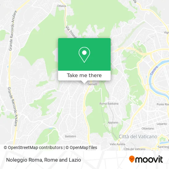 Rome Rental map
