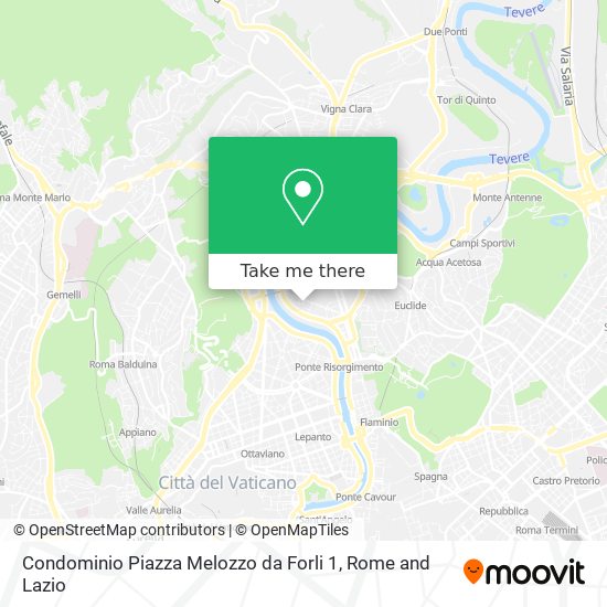 Condominio Piazza Melozzo da Forli 1 map