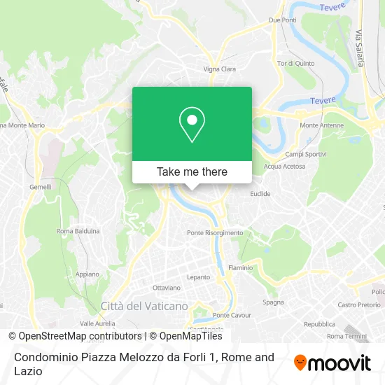 Melozzo da Forli Square 1 Condominium map