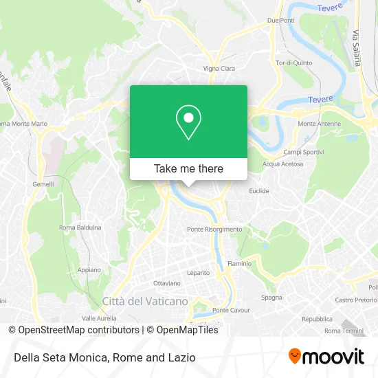 Della Seta Monica map