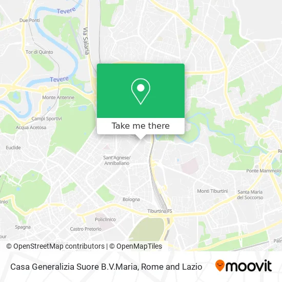 Generalate House of Sisters of Blessed Virgin Mary map