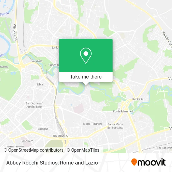 Abbey Rocchi Studios map