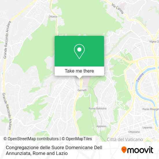 Congregazione delle Suore Domenicane Dell Annunziata map