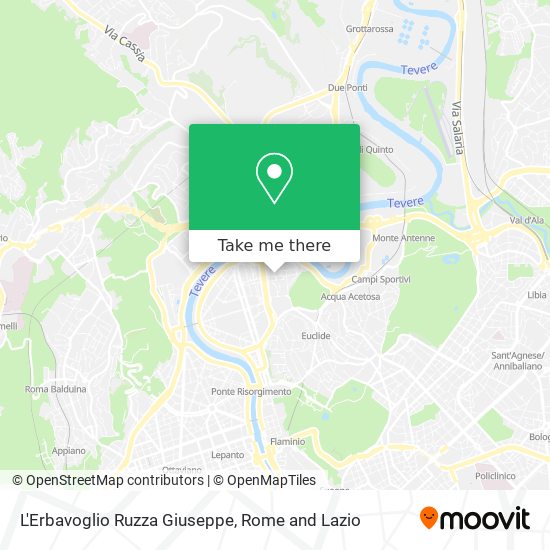 L'Erbavoglio Ruzza Giuseppe map