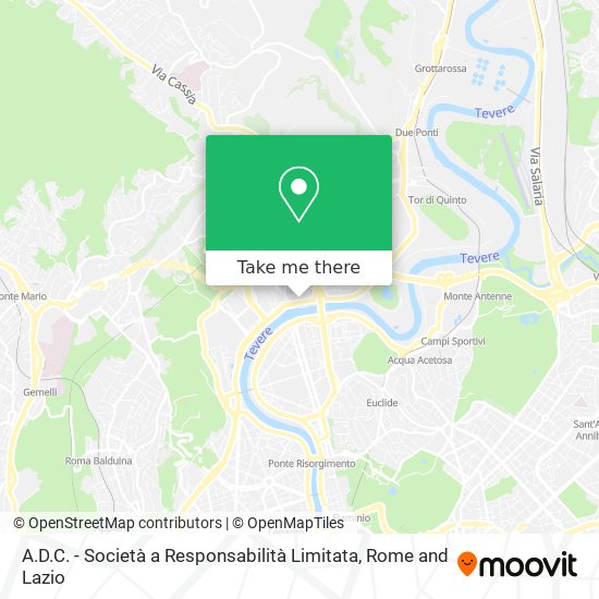 A.D.C. - Società a Responsabilità Limitata map