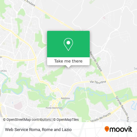 Web Service Roma map