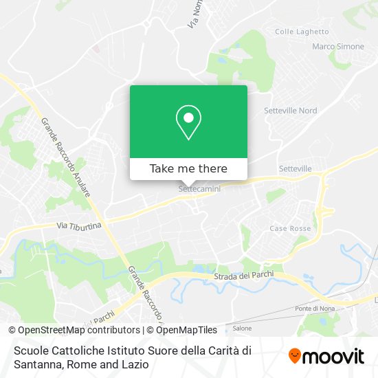 Scuole Cattoliche Istituto Suore della Carità di Santanna map