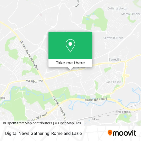 Digital News Gathering map