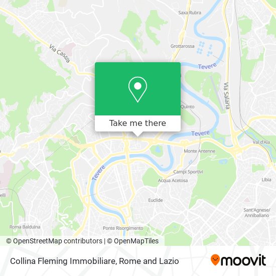 Collina Fleming Immobiliare map