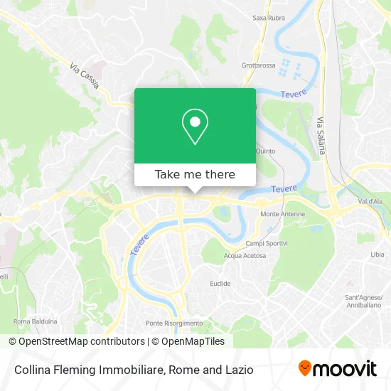 Collina Fleming Immobiliare map