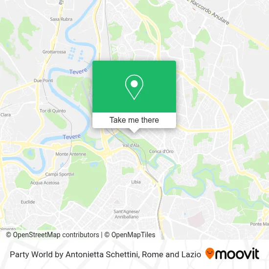 Party World by Antonietta Schettini map