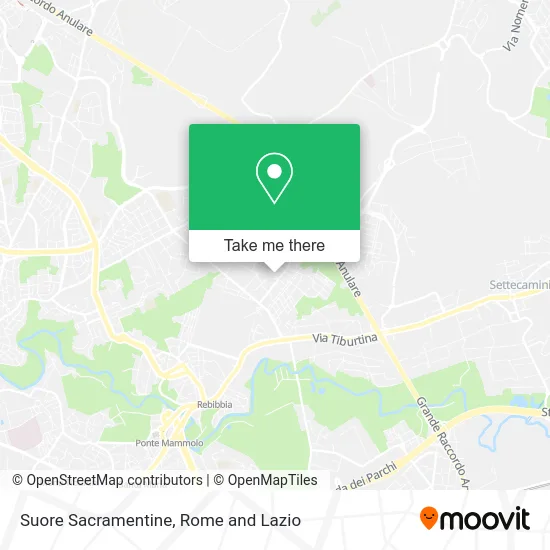 Sacramentine Sisters map