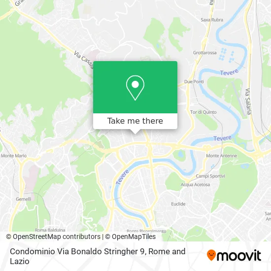 Condominio Via Bonaldo Stringher 9 map