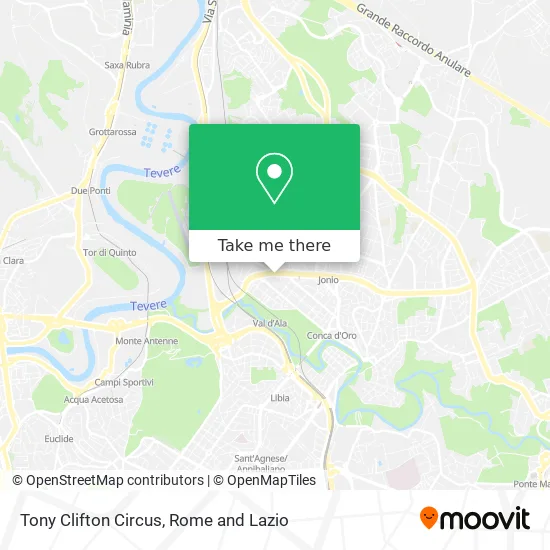 Tony Clifton Circus map