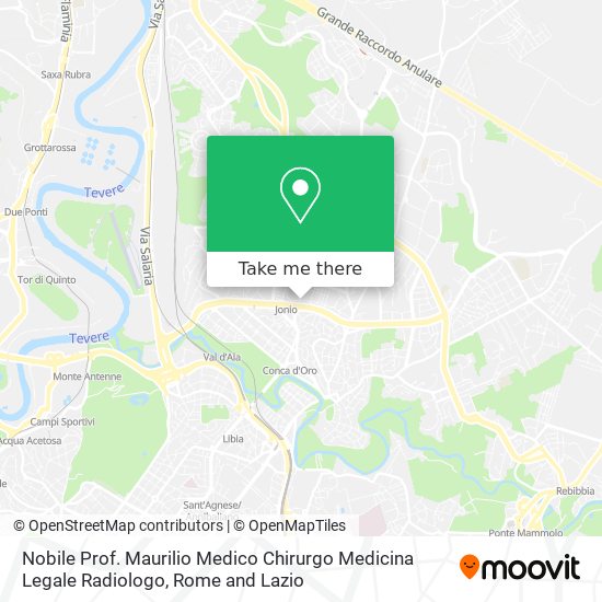 Nobile Prof. Maurilio Medico Chirurgo Medicina Legale Radiologo map