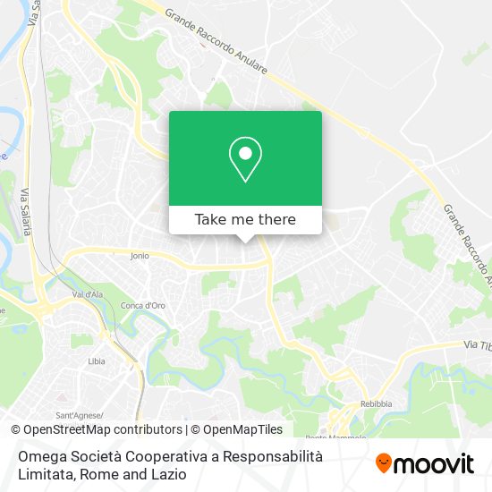 Omega Società Cooperativa a Responsabilità Limitata map