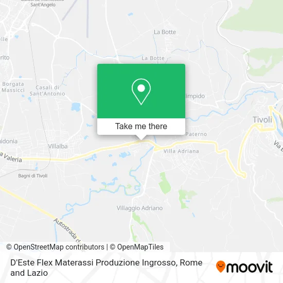 D'Este Flex Materassi Produzione Ingrosso map