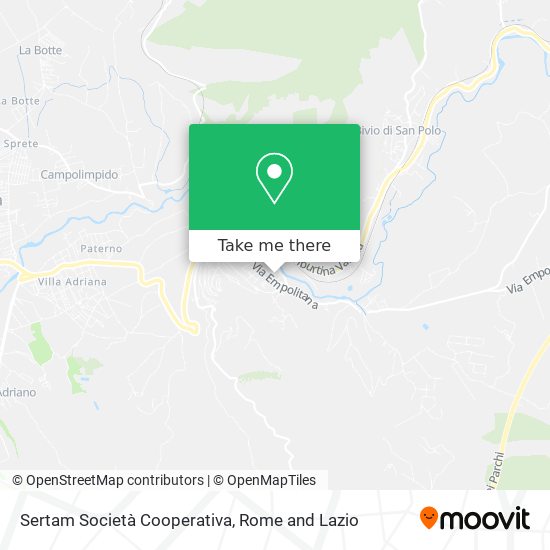 Sertam Società Cooperativa map