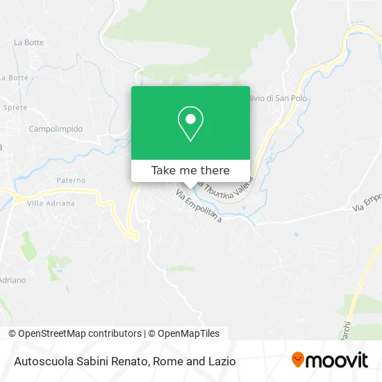 Sabini Renato Driving School map