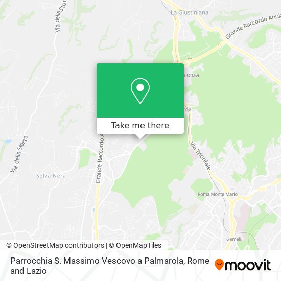 Parrocchia S. Massimo Vescovo a Palmarola map
