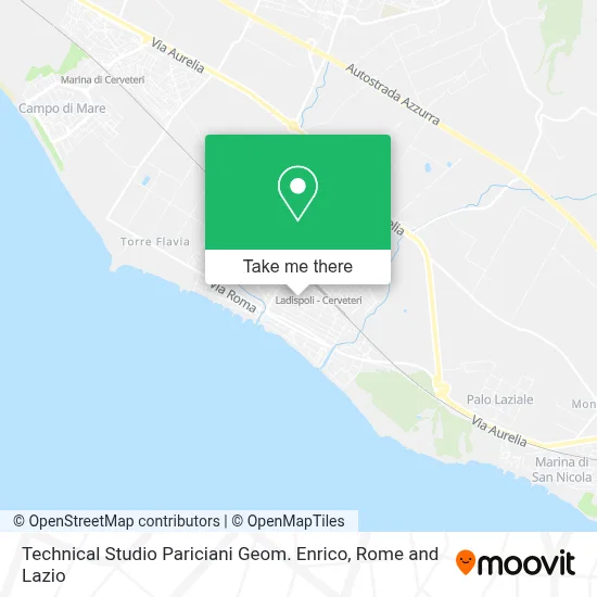 Technical Studio Pariciani Geom. Enrico map