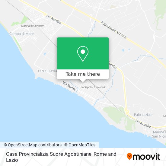 Casa Provincializia Suore Agostiniane map