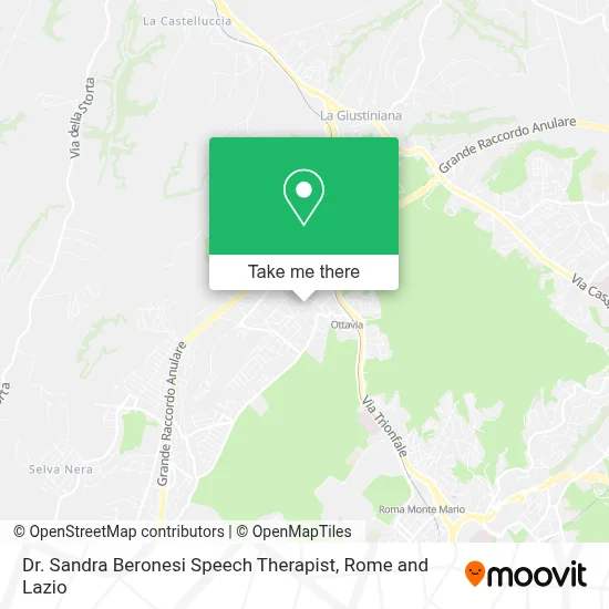 Dr. Sandra Beronesi Speech Therapist map