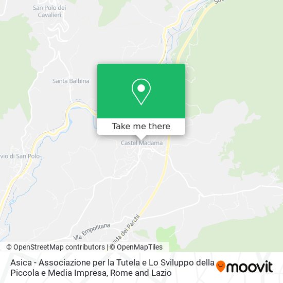 Asica - Associazione per la Tutela e Lo Sviluppo della Piccola e Media Impresa map