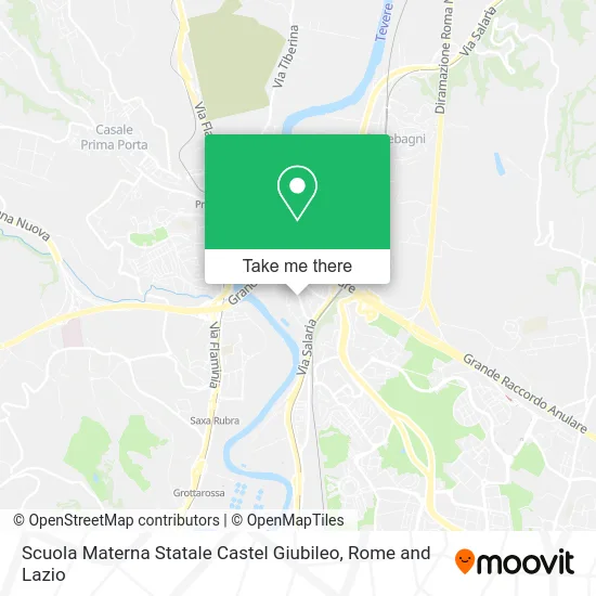 Castel Giubileo State Kindergarten map