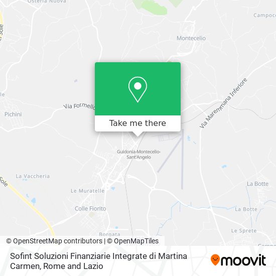 Sofint Soluzioni Finanziarie Integrate di Martina Carmen map