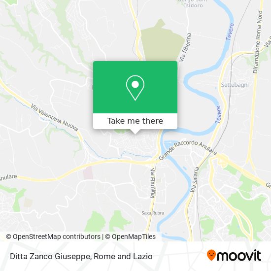 Ditta Zanco Giuseppe map