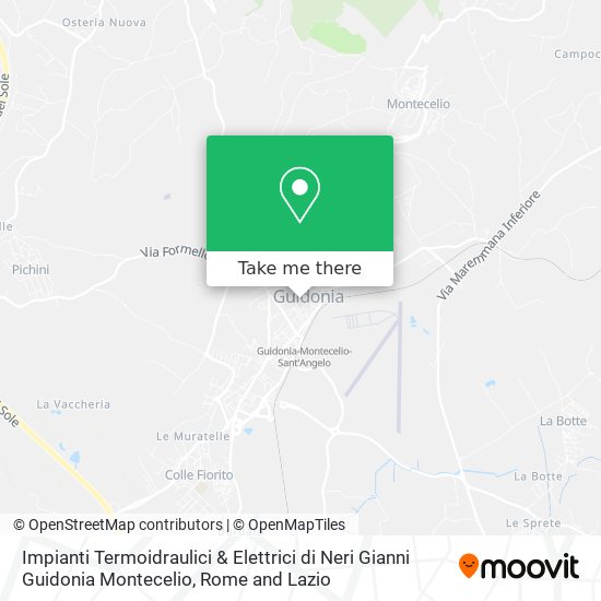 Impianti Termoidraulici & Elettrici di Neri Gianni Guidonia Montecelio map