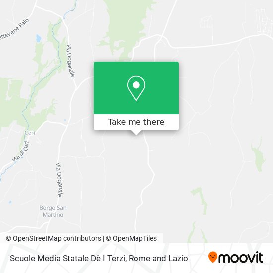 Scuole Media Statale Dè I Terzi map