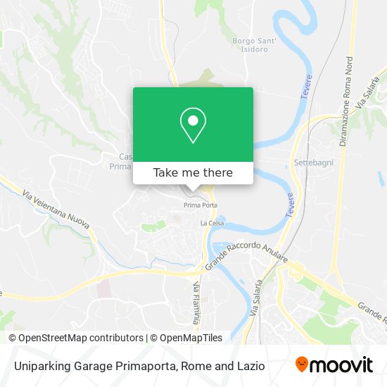 Uniparking Garage Primaporta map