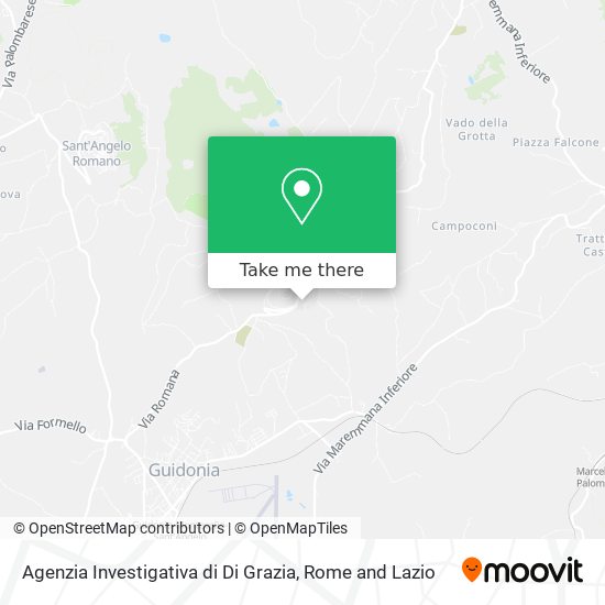 Agenzia Investigativa di Di Grazia map