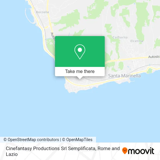 Cinefantasy Productions Simplified Company map