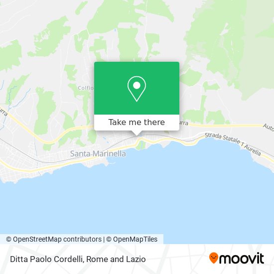 Ditta Paolo Cordelli map