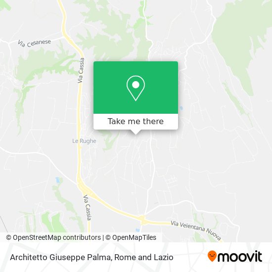 Architetto Giuseppe Palma map
